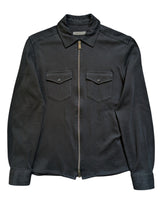 Corneliani Soft Jacket S/48 Black Cotton Shacket