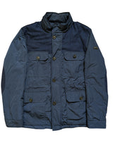 Hackett Field Jacket M Navy Blue Polyester