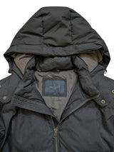 Hackett Hooded Parka L Black Polyester