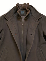 Hugo Boss Car Coat M/L Brown Wool/Cashmere