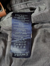 Hackett Down Parka S Metallic Green Nylon