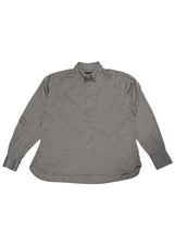 Thom Sweeney Popover Polo Shirt XXL Grey Cotton Pique