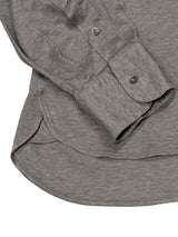Thom Sweeney Popover Polo Shirt XXL Grey Cotton Pique