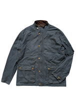 Next British Millerain Jacket L Blue Waxed Cotton
