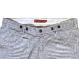 Barena Venezia Bermuda Shorts 34 Striped Cotton/Linen
