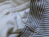 Barena Venezia Bermuda Shorts 34 Striped Cotton/Linen