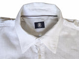 Strellson Safari Shirt L White Pure Linen