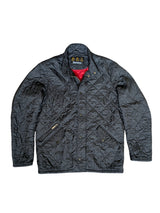 Barbour Jacket S/M Black Flyweight Chelsea Padded Quilt Polyester