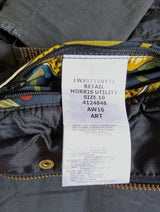 Barbour x William Morris Ladies Waxed Jacket S/M 6 US Blue Cotton RARE!
