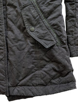 Barbour x Land Rover Ladies Parka M/6 US Black Terrain Quilt Polyester