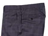 Benjamin Suit Soft Blue Plaid 2-Button REDA Wool