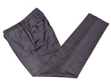 Benjamin Zegna Suit Grey Light Blue Windowpane Pure Wool