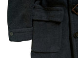 Vintage John Collier Belted DB Great Coat L/42R Charcoal Heavy Wool