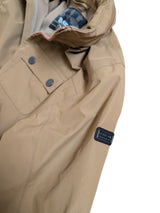 Barbour Jacket Boys L Tan Bolt Waterproof Polyester