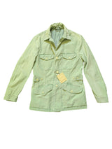 LBM 1911 Safari Jacket Washed S Lime Green Cotton