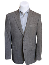 Chester Barrie Sport Coat 40R Oat Grey Herringbone 2-button Wool