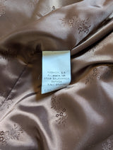 Piacenza Women's Coat XL Brown Baby Llama & Mink