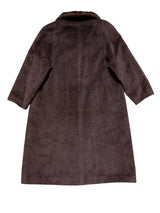 Piacenza Women's Coat XL Brown Baby Llama & Mink