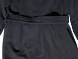 Vintage Van Kollem Belted Balmacaan Raglan DB Coat 42R Navy Heavy Wool/Cashmere