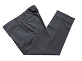 Pal Zileri Suit 48R Grey Plaid 2-Button Wool