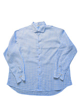 Stenströms Sport Shirt XXXL Sky Blue Check Linen