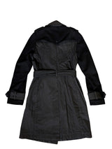 British Millerain x Mallalieus Ladies Coat XS/S Black Wool Waxed Cotton (Copy)