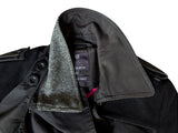 British Millerain x Mallalieus Ladies Coat XS/S Black Wool Waxed Cotton (Copy)