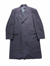Vintage Berwin British Coat 44R Navy Blue Pure Cashmere