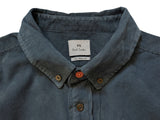 Paul Smith Shirt L Dark Blue Cotton Corduroy