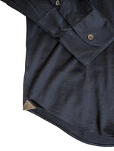 Corneliani Sport Shirt 40/M Navy Blue Cotton Jersey One-Piece Collar