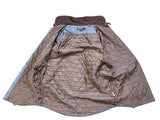 Barbour Shacket/Overshirt M Blue Chambray Quilted Cotton