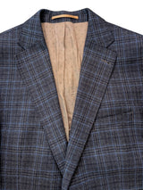 Roy Robson 43/44R Navy Plaid Reda Wool