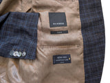 Roy Robson 43/44R Navy Plaid Reda Wool