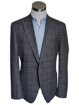 Roy Robson 43/44R Navy Plaid Reda Wool