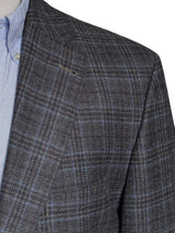 Roy Robson 43/44R Navy Plaid Reda Wool