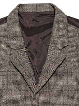 Richard James Waistcoat/Vest 46R Grey Plaid Wool