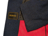Vintage Burton Balmacaan Raglan Coat M/L Dark Charcoal Blue Twill Wool