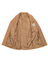 J. Peterman Coat M/40R Tan Duca Visconti Cotton Moleskin