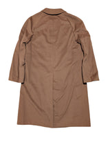 Vintage Bondress Balmacaan Raglan Coat 40/42 Camel Tan Pure Wool
