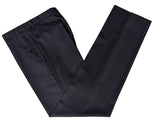 Luigi Bianchi Lubiam Suit 42R Navy Blue Striped 3-button Zegna Wool