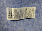 Pal Zileri Shirt XL/17 Blue Linen
