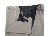 Luigi Bianchi Lubiam Suit 42R Taupe Green 3-button Wool/Linen