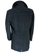 Vintage Austin Reed M/40 DB Peacoat Black Wool/Cashmere