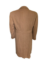 Vintage Bespoke Polo Coat 40/42 Camel Tan Pure Cashmere