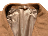 Vintage Bespoke Polo Coat 40/42 Camel Tan Pure Cashmere
