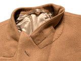 Vintage Bespoke Polo Coat 40/42 Camel Tan Pure Cashmere