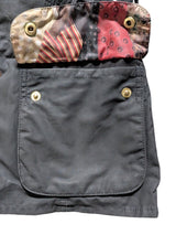 Barbour x Paul Smith Ladies International Belted Waxed Jacket S/4 US Black Cotton