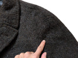 Vintage Austin Reed Raglan Coat L/42R Dark Brown Pure Alpaca