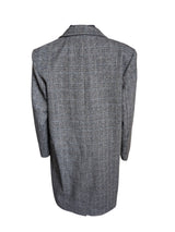 Vintage Dhobi England Coat XL/44R Grey Plaid Wool