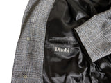 Vintage Dhobi England Coat XL/44R Grey Plaid Wool